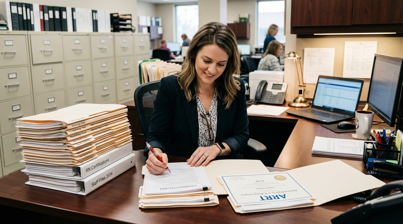 Credentialing and Compliance: A Hiring Manager's Checklist for New Rad Tech Hires